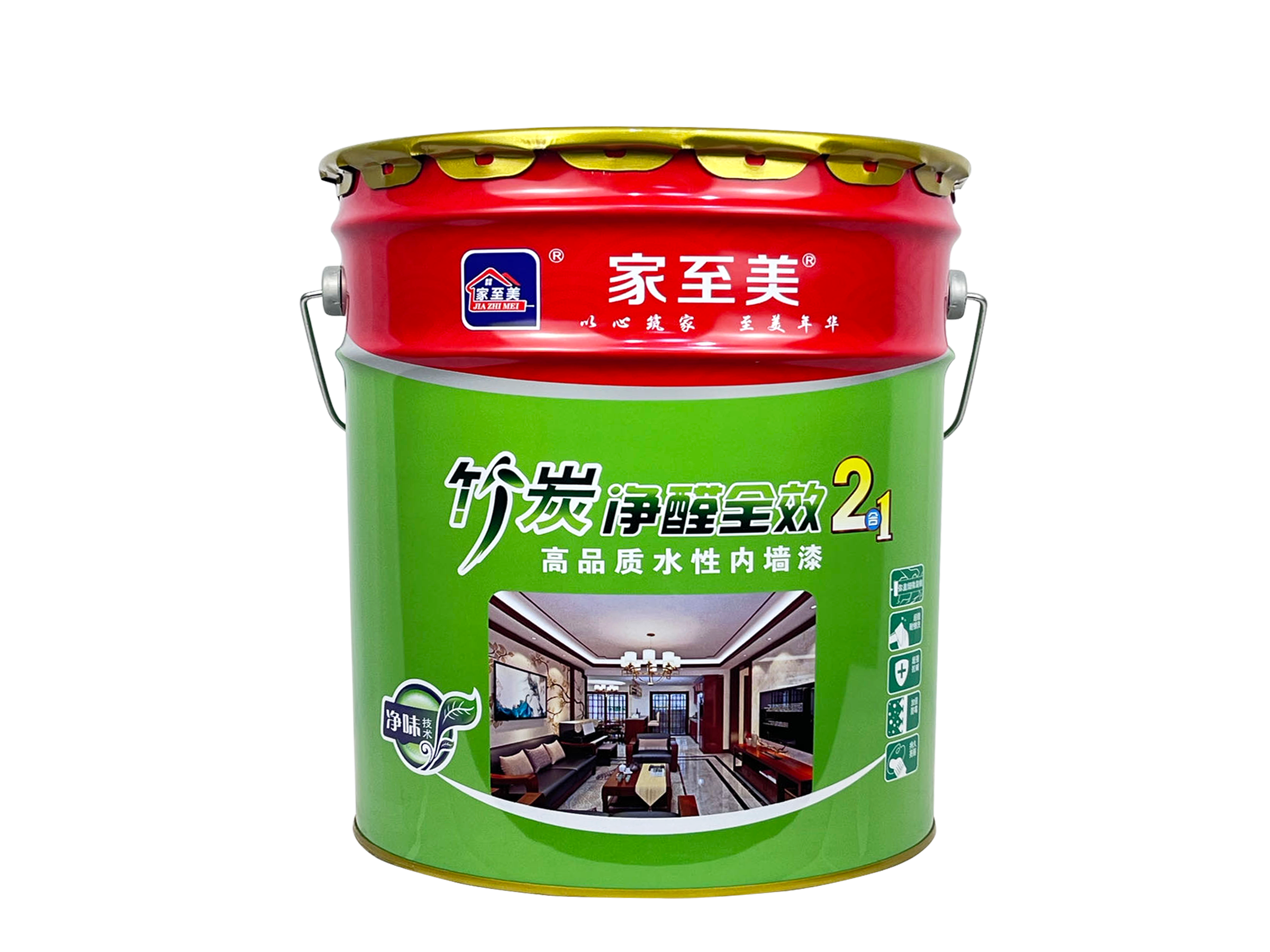 水性內墻漆-竹炭凈醛